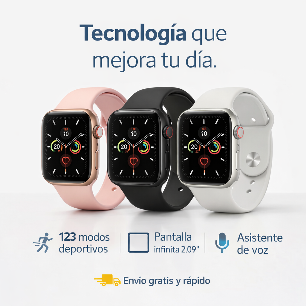 Reloj Inteligente Smartwatch T500 Doble