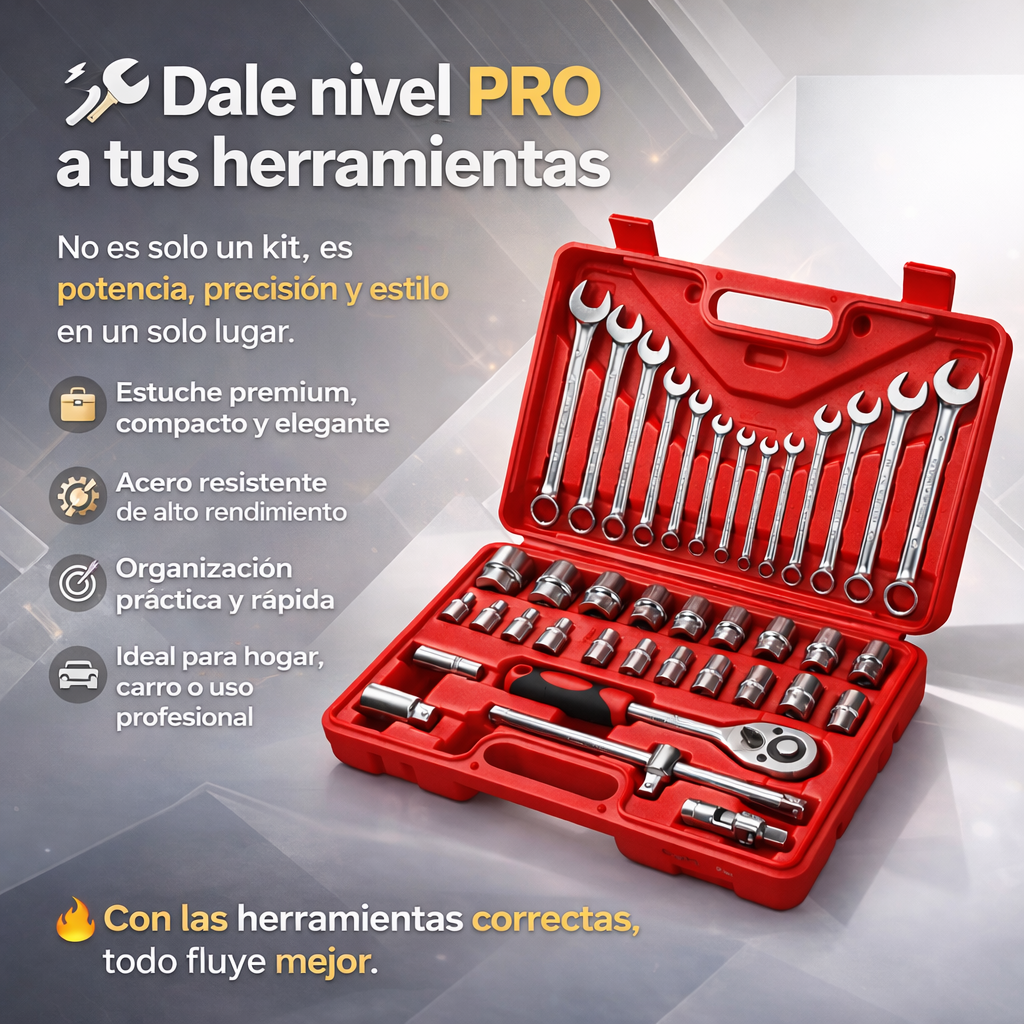 Juego De Copas Rache Llaves 37 Piezas