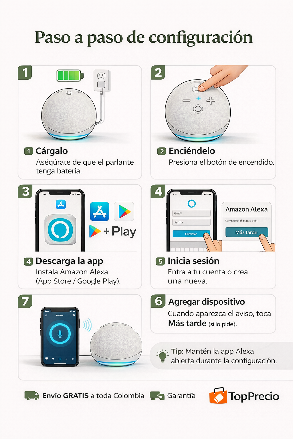 PARLANTE TIPO ALEXA