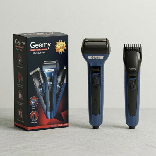 Maquina geemy hombre 3 en 1 azul