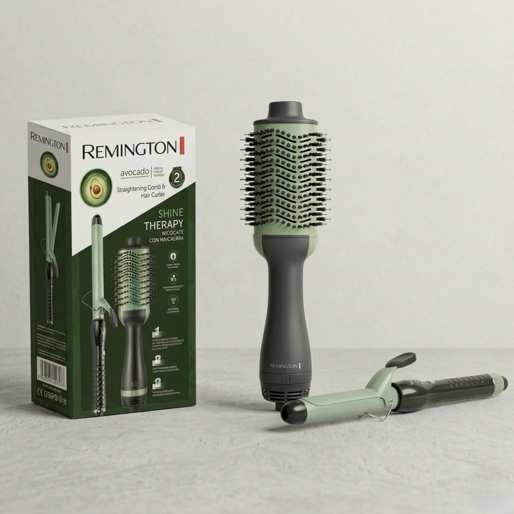 Combo Cepillo Secador Aguacate + Pinza