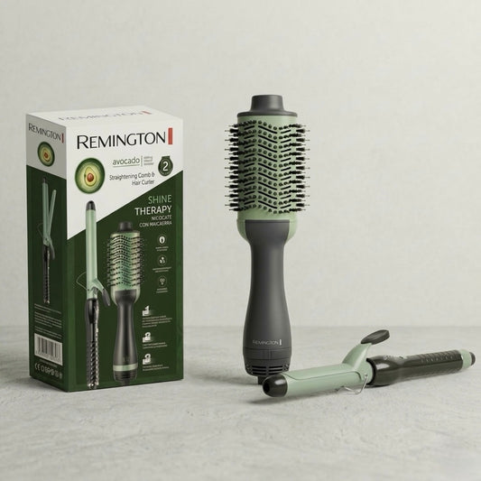 Combo Cepillo Secador Aguacate + Pinza